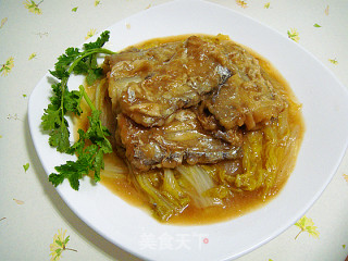 刀鱼烧白菜（带鱼炖白菜）的做法步骤：18