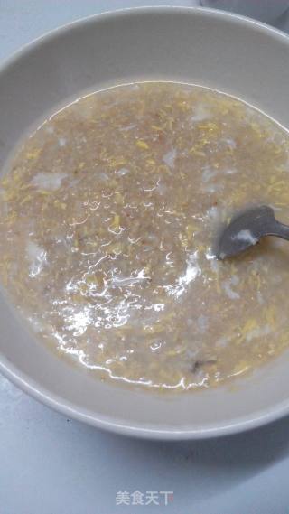 牛奶鸡蛋麦片粥的做法步骤：10