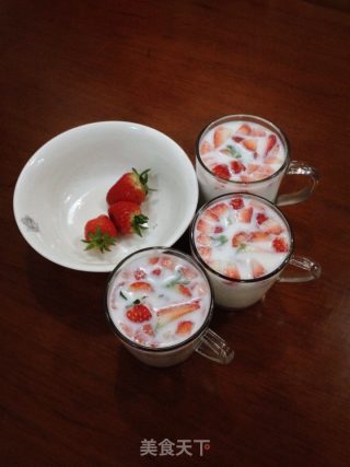 草莓酸奶的做法步骤：5