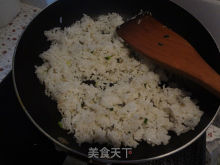 菠萝炒饭的做法步骤：7
