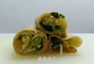 卷饼 - 芹菜土豆丝卷饼的做法步骤：8