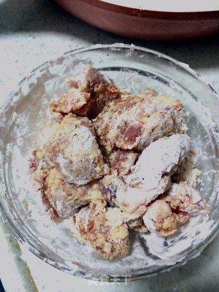 酸甜豆腐烧排骨的做法步骤：5