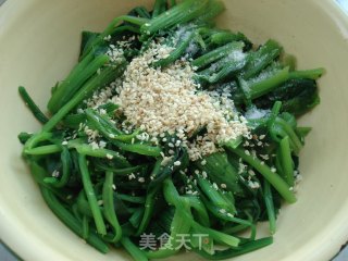 芝麻菠菜的做法步骤：5