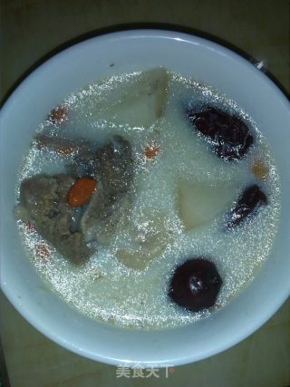 龙骨怀山汤的做法步骤：5