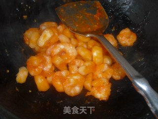 茄汁虾仁的做法步骤：8