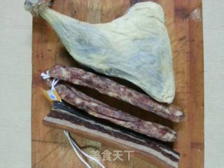 腊味饭的做法步骤：2