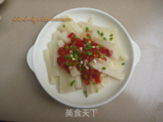 剁椒蒸山药的做法步骤：4