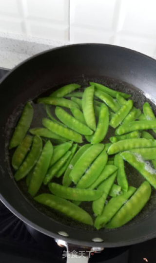 凉拌荷兰豆的做法步骤：4