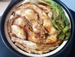 鱼腩煲仔饭的做法步骤：14