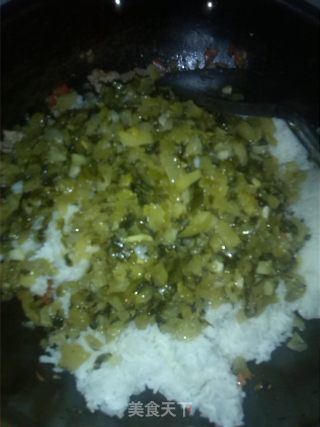 酸菜肉沫炒饭的做法步骤：13