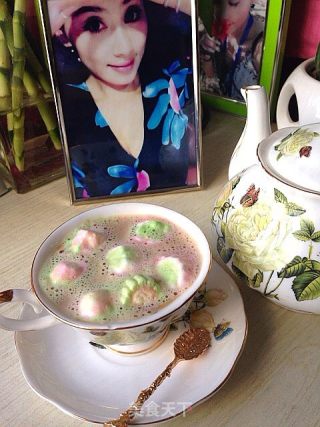 自制棉花糖咖啡的做法步骤：7