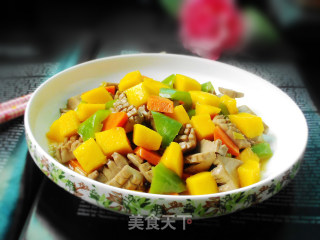 芒果腰花的做法步骤：13