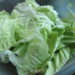 白菜火腿丝的做法步骤：1