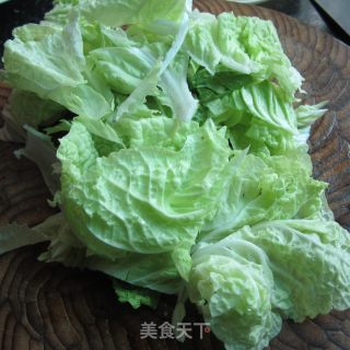 白菜火腿丝的做法步骤：2