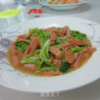 白菜火腿丝的做法步骤：8