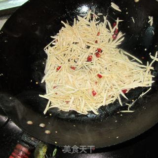 香辣地瓜丝的做法步骤：7