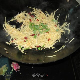 香辣地瓜丝的做法步骤：9