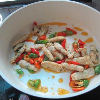 小炒肉泥的做法步骤：7