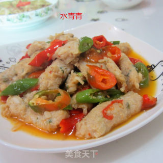 小炒肉泥的做法步骤：9