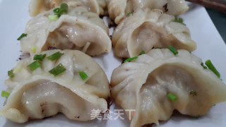 韭黄菌菇煎饺的做法步骤：15