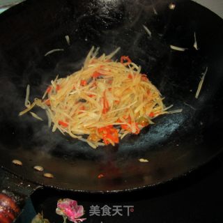 土豆丝咖喱饭的做法步骤：6