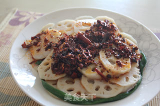 陕味辣油炝莲菜的做法步骤：11