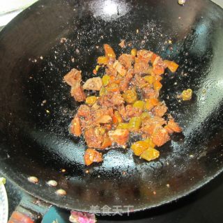 烤鸭炒白菜梗子的做法步骤：5