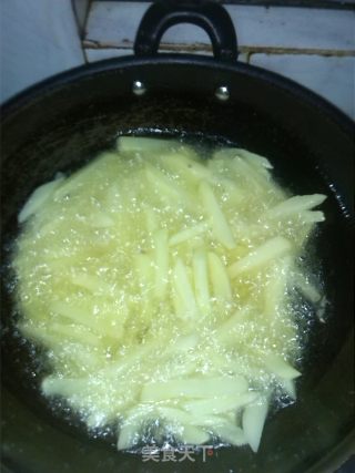 炸薯条的做法步骤：6