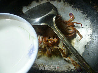 芹菜炒花蟹的做法步骤：7