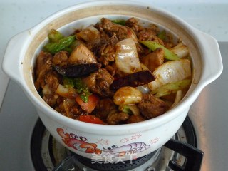 重庆鸡公煲的做法步骤：13