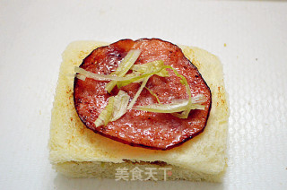全蛋火腿三明治的做法步骤：12