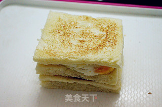 全蛋火腿三明治的做法步骤：14