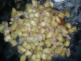 肉片烧茄子——低油版的做法步骤：8