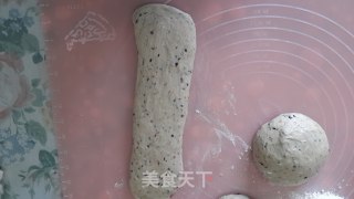 奶香黑芝麻全麦吐司的做法步骤：8