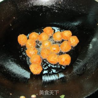 炸地瓜丸子的做法步骤：8