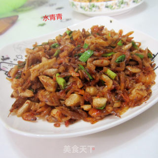 干萝卜炒米虾的做法步骤：8