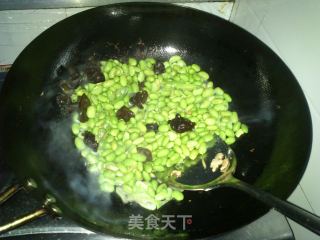 毛豆炒肉丝的做法步骤：3
