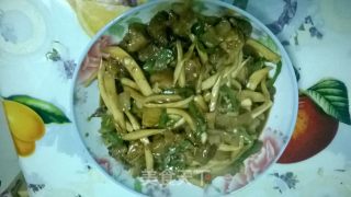 杏鲍菇辣烧牛蹄筋的做法步骤：10