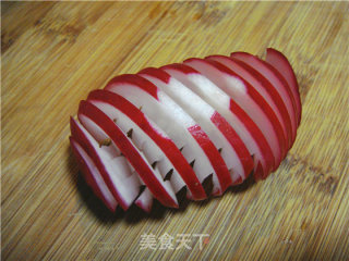 糖醋蓑衣樱桃小萝卜的做法步骤：4