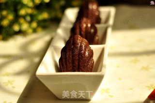 巧克力玛德琳蛋糕的做法步骤：8