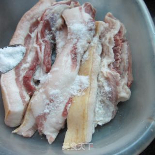 橙香腊肉的做法步骤：3