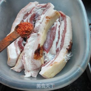 橙香腊肉的做法步骤：5