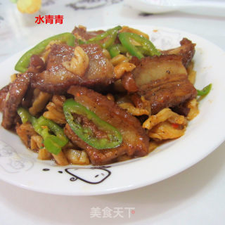 萝卜干炒东坡肉的做法步骤：9