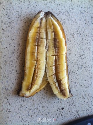 芝士焗香蕉的做法步骤：2