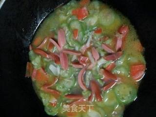 蒜香丝瓜脆皮汤的做法步骤：10