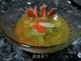 蒜香丝瓜脆皮汤的做法步骤：15