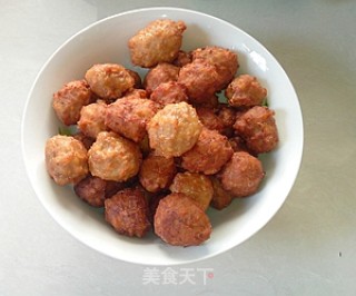 炸肉圆的做法步骤：14
