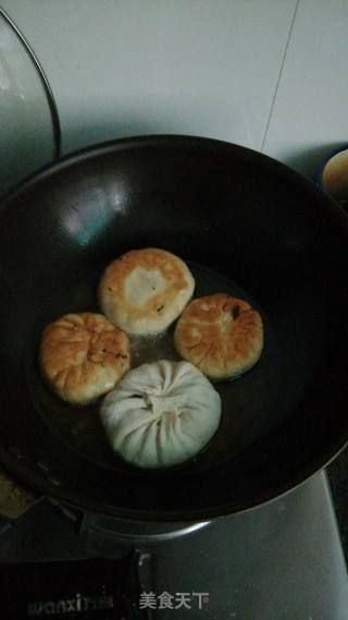 四季豆咸菜肉饼的做法步骤：3