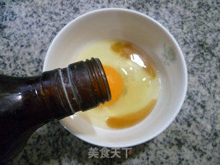 火腿肠蛋花荞麦面的做法步骤：2