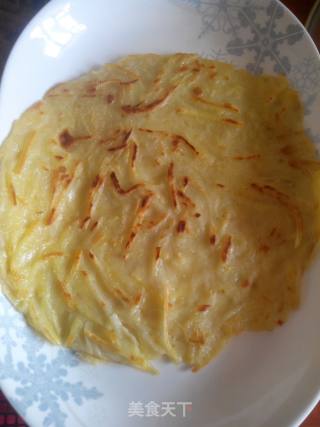 土豆丝煎饼的做法步骤：6